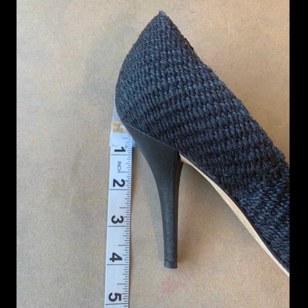 Isabel Marant Black Rope Canvas Pumps Women’s EU Size 38/ US 8 Heels Point Toe - Picture 2 of 13